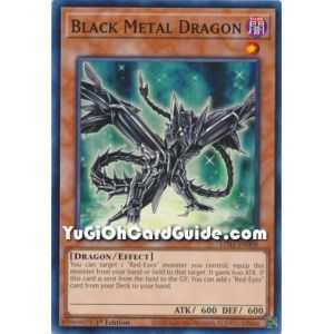 Black Metal Dragon (Common) – Legendary Duelist Season 1 | Carta YUGIOH en México