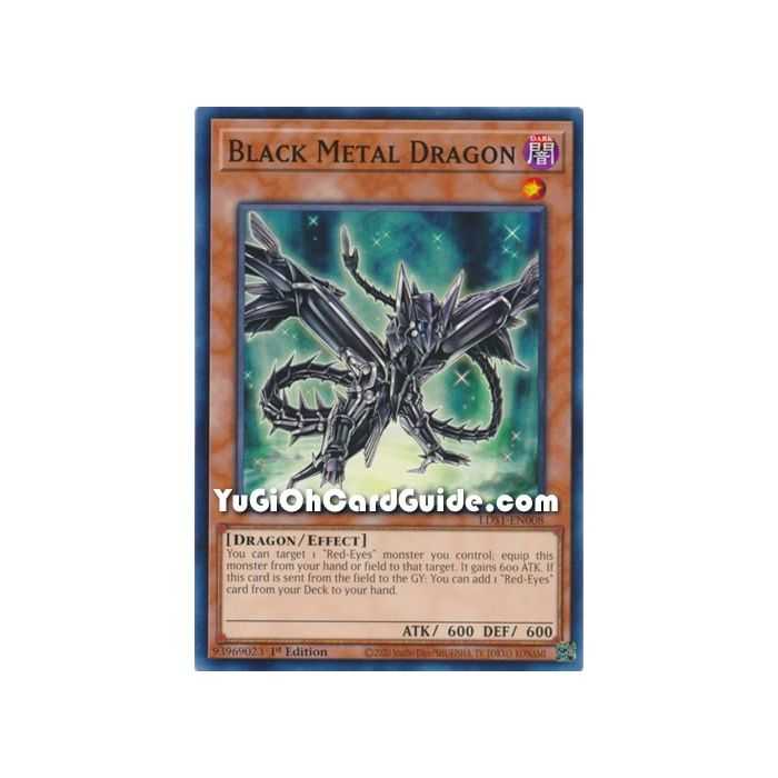 Black Metal Dragon (Common) – Legendary Duelist Season 1 | Carta YUGIOH en México