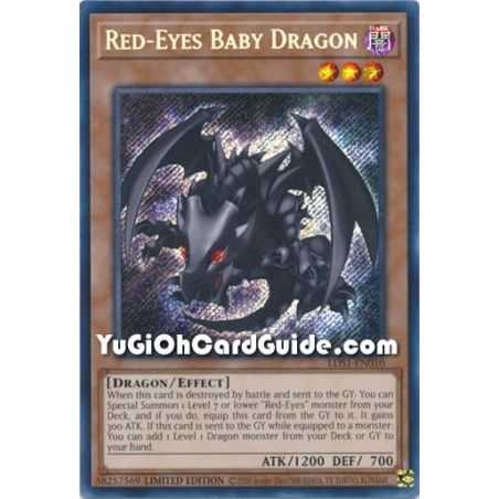 Red-Eyes Baby Dragon (Secret Rare) – Legendary Duelist Season 1 | Carta YUGIOH en México