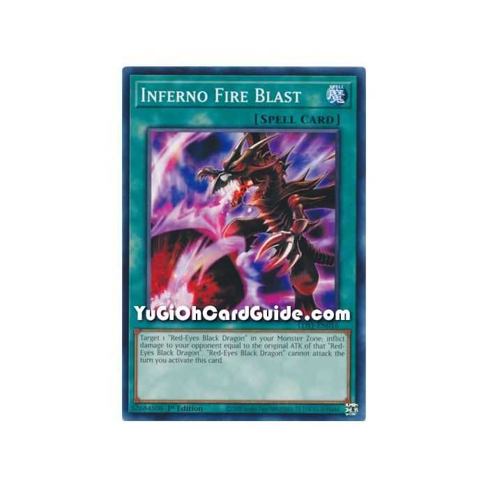 Inferno Fire Blast (Common) – Legendary Duelist Season 1 | Carta YUGIOH en México