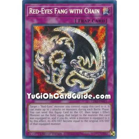 Red-Eyes Fang with Chain (Secret Rare) – Legendary Duelist Season 1 | Carta YUGIOH en México