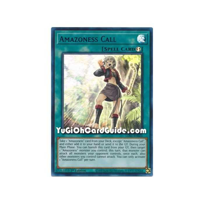 Amazoness Call (Ultra Rare) – Legendary Duelist Season 1 | Carta YUGIOH en México