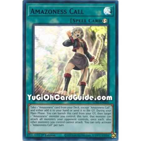 Amazoness Call (Ultra Rare) – Legendary Duelist Season 1 | Carta YUGIOH en México