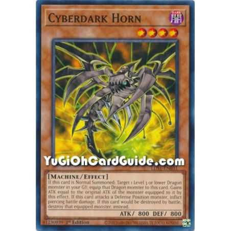 Cyberdark Horn (Common) – Legendary Duelist Season 1 | Carta YUGIOH en México