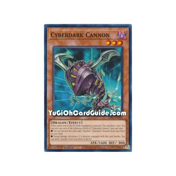 Cyberdark Cannon (Common) – Legendary Duelist Season 1 | Carta YUGIOH en México