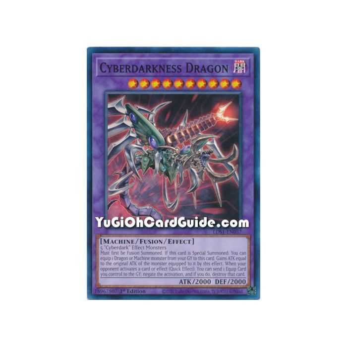 Cyberdarkness Dragon (Common) – Legendary Duelist Season 1 | Carta YUGIOH en México