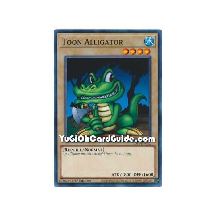 Toon Alligator (Common) – Legendary Duelist Season 1 | Carta YUGIOH en México