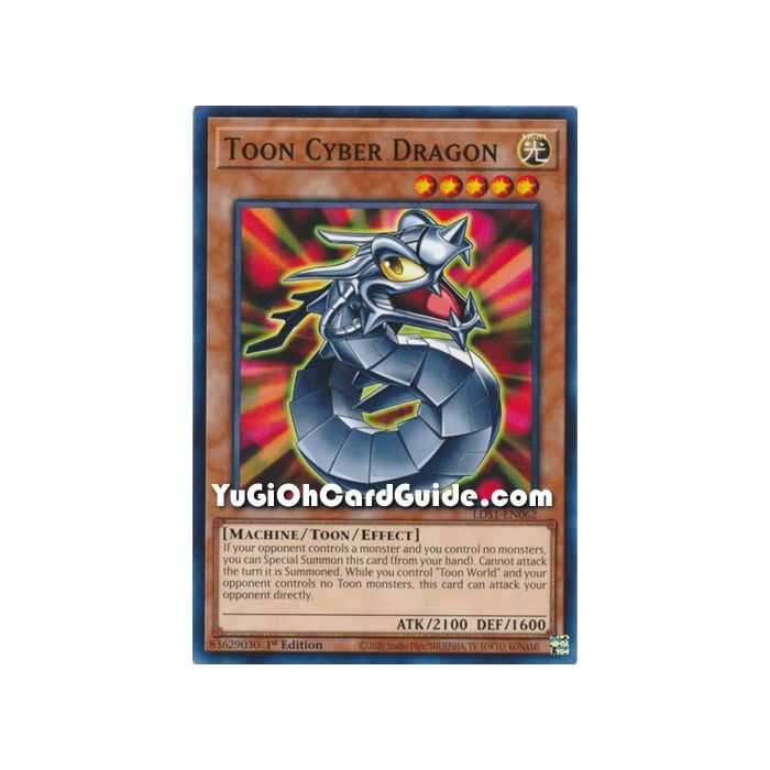 Toon Cyber Dragon (Common) – Legendary Duelist Season 1 | Carta YUGIOH en México