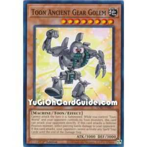 Toon Ancient Gear Golem (Common) – Legendary Duelist Season 1 | Carta YUGIOH en México