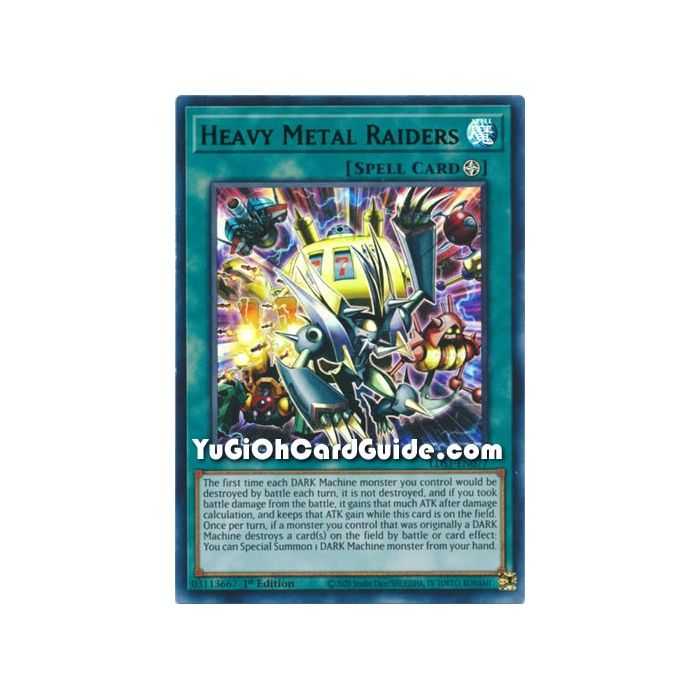 Heavy Metal Raiders (Ultra Rare) – Legendary Duelist Season 1 | Carta YUGIOH en México