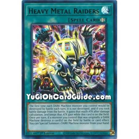 Heavy Metal Raiders (Ultra Rare) – Legendary Duelist Season 1 | Carta YUGIOH en México