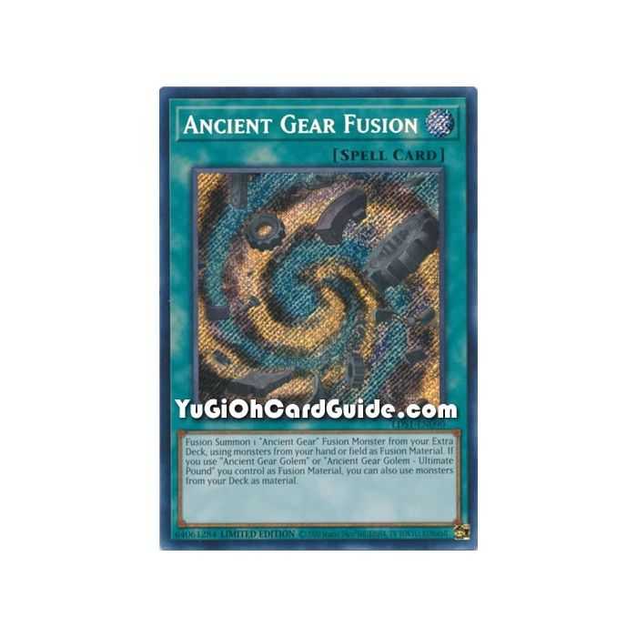 Ancient Gear Fusion (Secret Rare) – Legendary Duelist Season 1 | Carta YUGIOH en México
