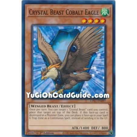 Crystal Beast Cobalt Eagle (Common) – Legendary Duelist Season 1 | Carta YUGIOH en México