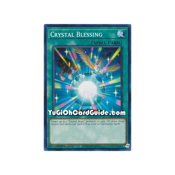 Crystal Blessing (Common) – Legendary Duelist Season 1 | Carta YUGIOH en México