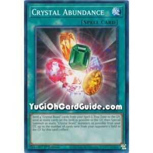 Crystal Abundance (Common) – Legendary Duelist Season 1 | Carta YUGIOH en México