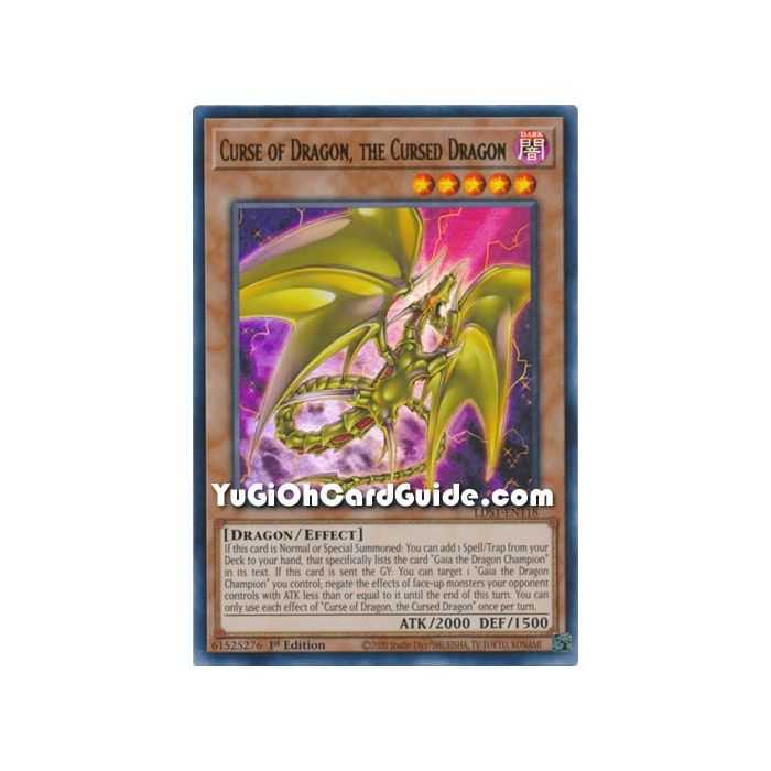 Curse of Dragon, the Cursed Dragon (Ultra Rare) – Legendary Duelist Season 1 | Carta YUGIOH en México