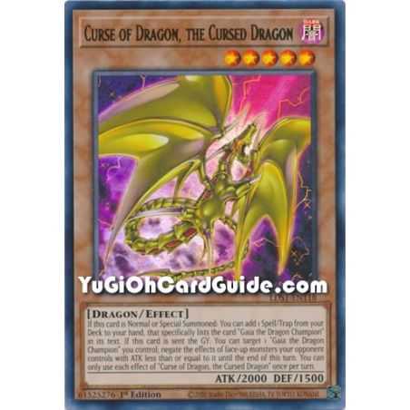 Curse of Dragon, the Cursed Dragon (Ultra Rare) – Legendary Duelist Season 1 | Carta YUGIOH en México