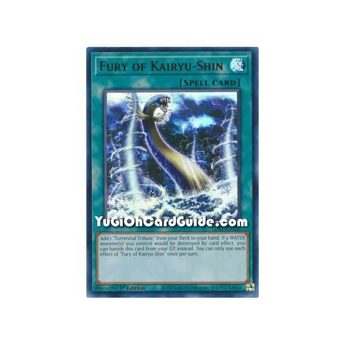Fury of Kairyu - Shin (Ultra Rare) – Legendary Duelist Season 1 | Carta YUGIOH en México