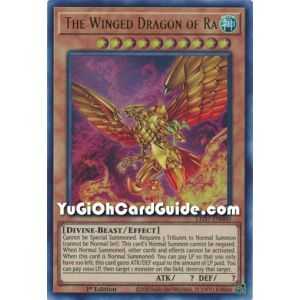 The Winged Dragon of Ra - Alternate Art (Ultra Rare) – Legendary Duelist Rage of Ra | Carta YUGIOH en México
