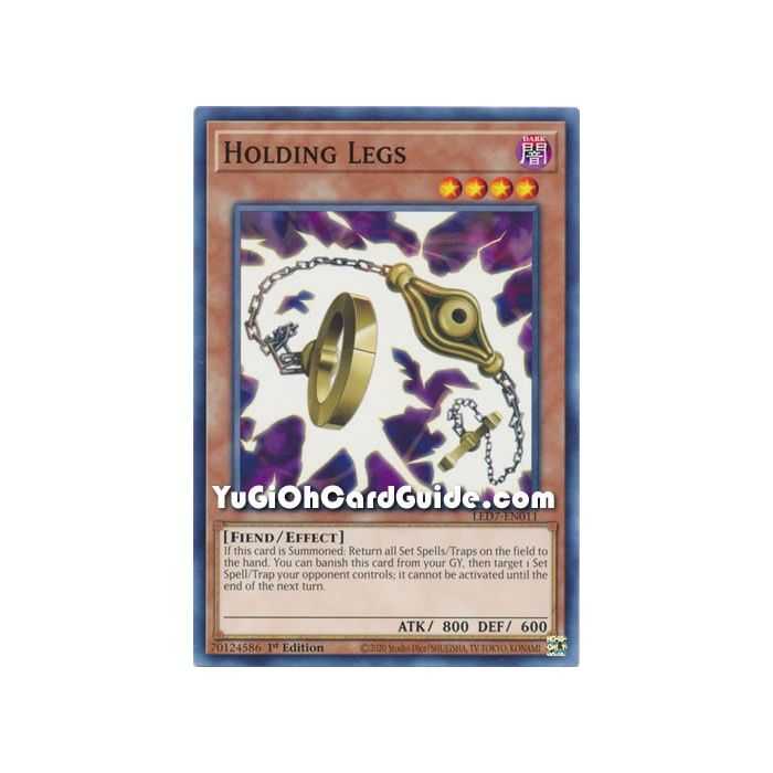 Holding Legs (Common) – Legendary Duelist Rage of Ra | Carta YUGIOH en México