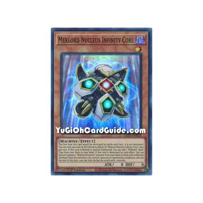 Meklord Nucleus Infinity Core (Super Rare) – Legendary Duelist Rage of Ra | Carta YUGIOH en México