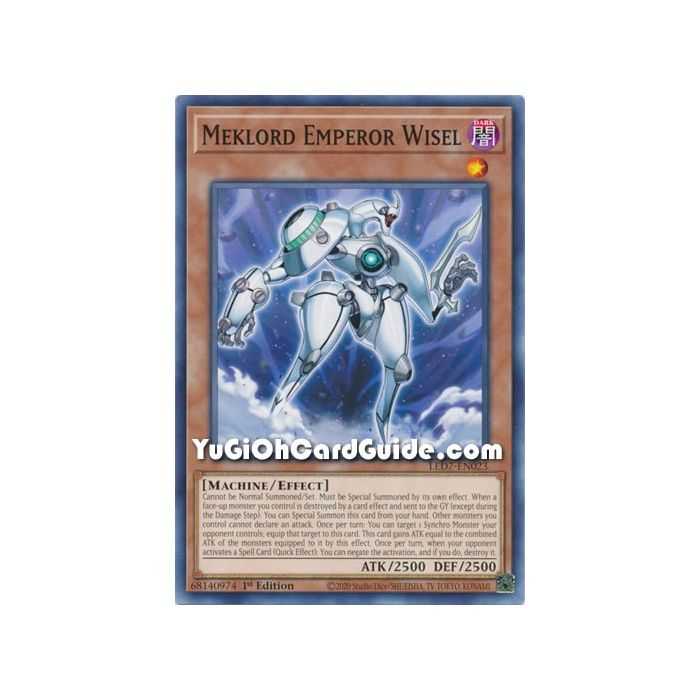 Meklord Emperor Wisel (Common) – Legendary Duelist Rage of Ra | Carta YUGIOH en México