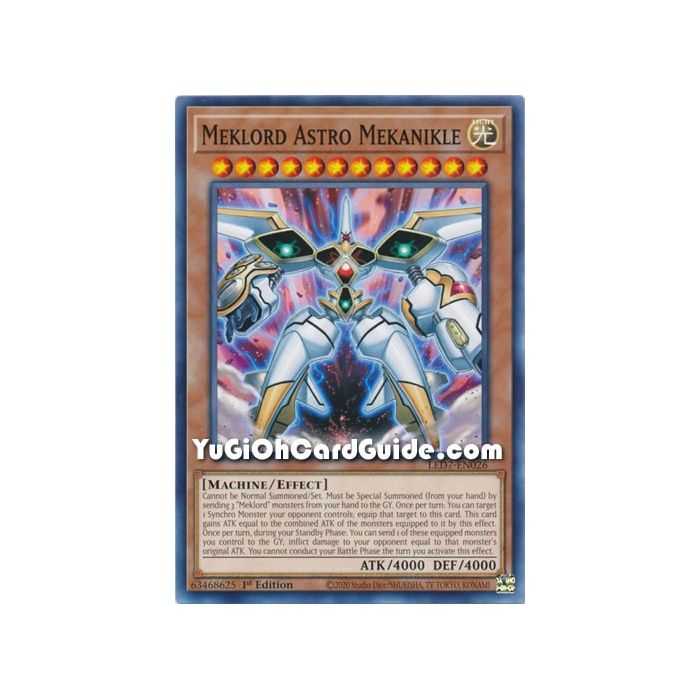 Meklord Astro Mekanikle – Legendary Duelist Rage of Ra | Carta YUGIOH en México