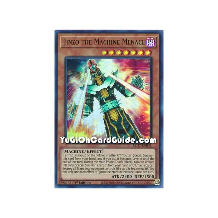 Jinzo the Machine Menace (Ultra Rare) – Legendary Duelist Rage of Ra | Carta YUGIOH en México