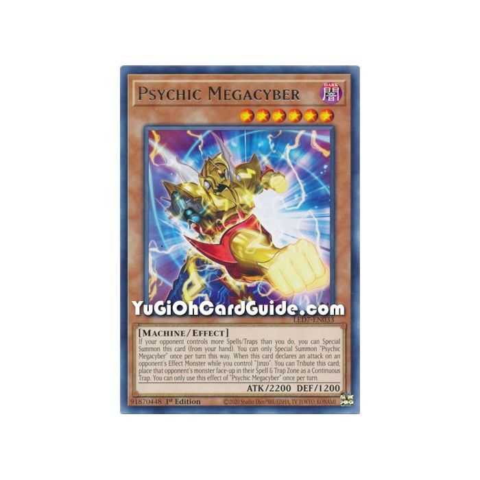 Psychic Megacyber (Rare) – Legendary Duelist Rage of Ra | Carta YUGIOH en México