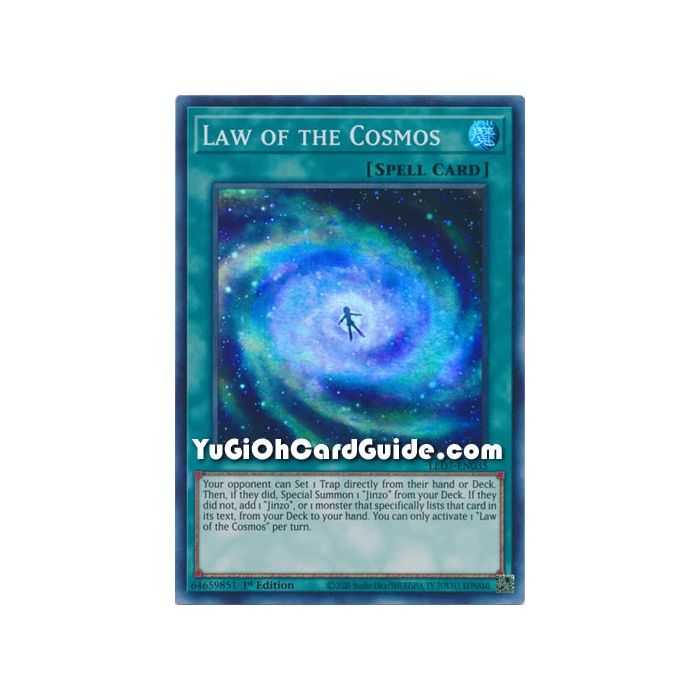 Law of the Cosmos (Super Rare) – Legendary Duelist Rage of Ra | Carta YUGIOH en México