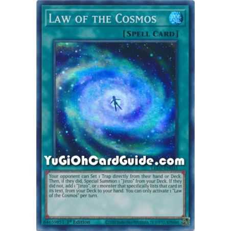 Law of the Cosmos (Super Rare) – Legendary Duelist Rage of Ra | Carta YUGIOH en México