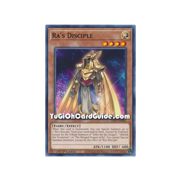 Ra's Disciple (Common) – Legendary Duelist Rage of Ra | Carta YUGIOH en México