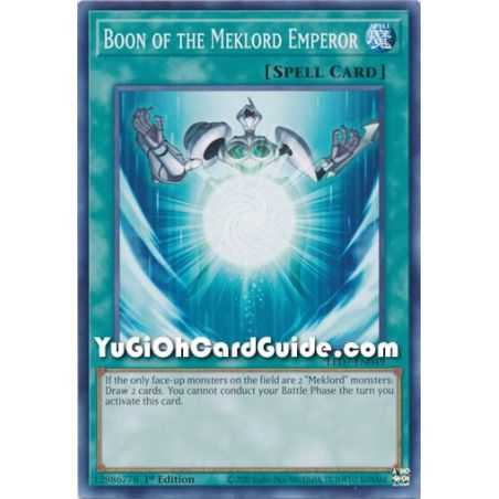 Boon of the Meklord Emperor (Common) – Legendary Duelist Rage of Ra | Carta YUGIOH en México