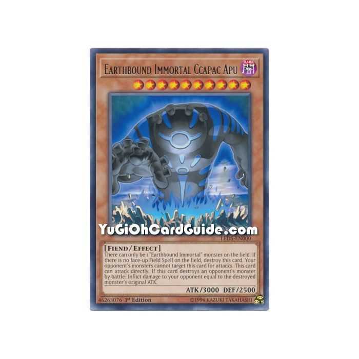 Earthbound Immortal Ccapac Apu (Rare) – Legendary Duelist Immortal Destiny | Carta YUGIOH en México