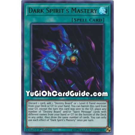 Dark Spirit's Mastery (Ultra Rare) – Legendary Duelist Immortal Destiny | Carta YUGIOH en México