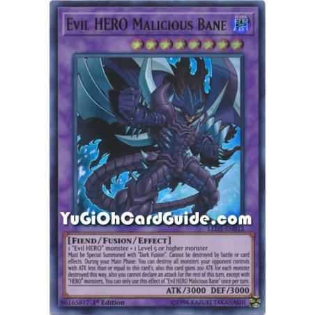 Evil HERO Malicious Bane (Ultra Rare) – Legendary Duelist Immortal Destiny | Carta YUGIOH en México