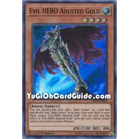 Evil HERO Adusted Gold (Ultra Rare) – Legendary Duelist Immortal Destiny | Carta YUGIOH en México