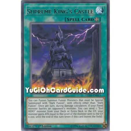 Supreme King's Castle (Rare) – Legendary Duelist Immortal Destiny | Carta YUGIOH en México