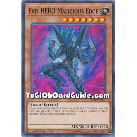 Evil HERO Malicious Edge (Common) – Legendary Duelist Immortal Destiny | Carta YUGIOH en México