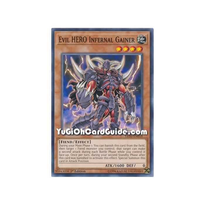 Evil HERO Infernal Gainer (Common) – Legendary Duelist Immortal Destiny | Carta YUGIOH en México