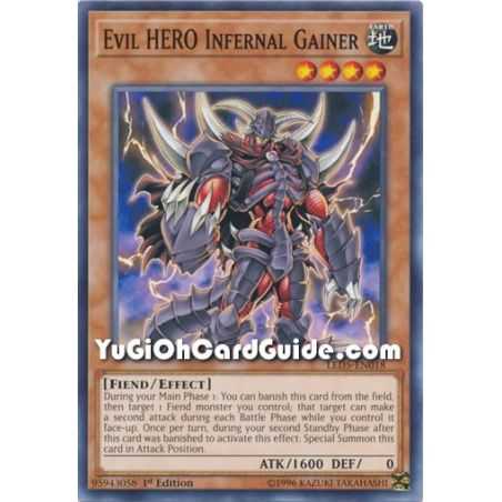 Evil HERO Infernal Gainer (Common) – Legendary Duelist Immortal Destiny | Carta YUGIOH en México