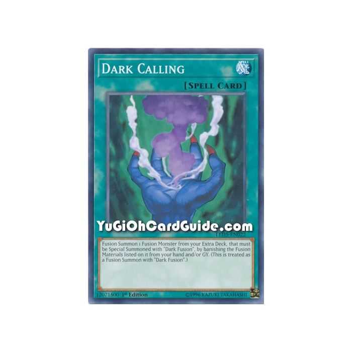 Dark Calling (Common) – Legendary Duelist Immortal Destiny | Carta YUGIOH en México