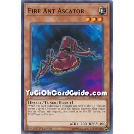 Fire Ant Ascator (Common) – Legendary Duelist Immortal Destiny | Carta YUGIOH en México