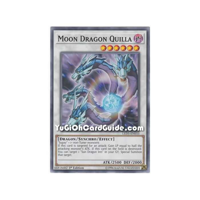 Moon Dragon Quilla (Common) – Legendary Duelist Immortal Destiny | Carta YUGIOH en México