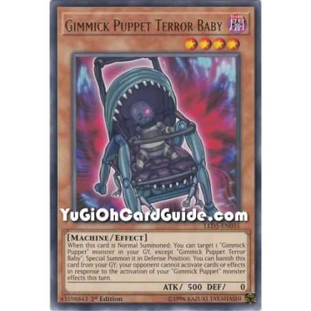 Gimmick Puppet Terror Baby (Rare) – Legendary Duelist Immortal Destiny | Carta YUGIOH en México
