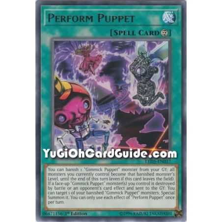 Perform Puppet (Rare) – Legendary Duelist Immortal Destiny | Carta YUGIOH en México
