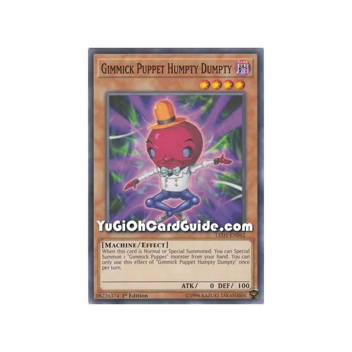 Gimmick Puppet Humpty Dumpty (Common) – Legendary Duelist Immortal Destiny | Carta YUGIOH en México