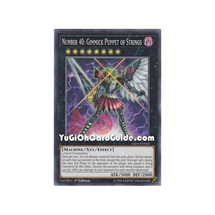 Number 40: Gimmick Puppet of Strings (Common) – Legendary Duelist Immortal Destiny | Carta YUGIOH en México