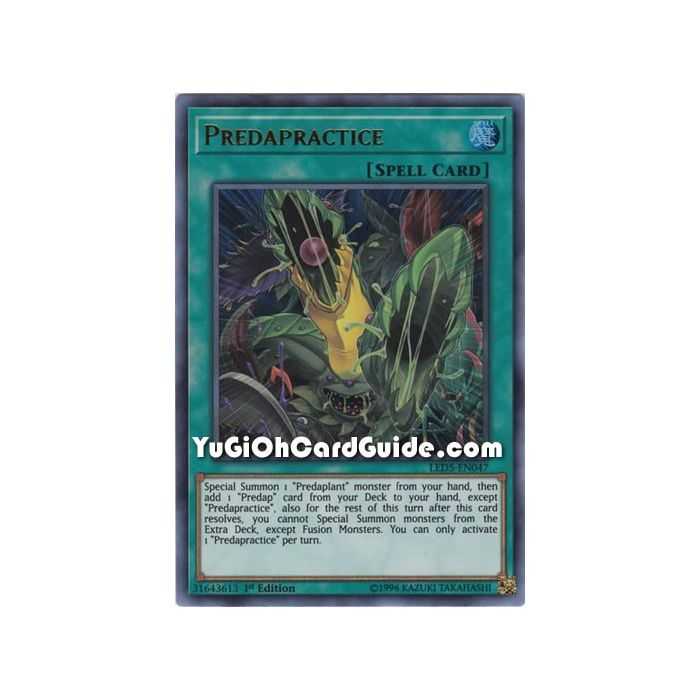 Predapractice (Ultra Rare) – Legendary Duelist Immortal Destiny | Carta YUGIOH en México