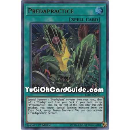 Predapractice (Ultra Rare) – Legendary Duelist Immortal Destiny | Carta YUGIOH en México